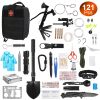 121Pcs Survival Kits Professional Emergency Survival Gear Tactical First Aid Kit Supplies for Outdoor Adventure Camping Hiking Hunting