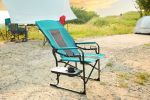 Camping Directors Chair, Heavy Duty,Oversized Portable Folding Chair with Side Table, Pocket for Beach, Fishing,Trip,Picnic,Lawn Blue