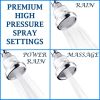 PureAction Water Softener Shower Head Filter for Hard Water Chlorine & Fluoride Filter Filtered Shower Head High Pressure Rain Showerhead 2 Replaceabl