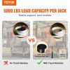 VEVOR RV Slide Out Support Jacks, 5000 lbs Capacity Each Slide Out Stabilizer, Adjusts from 20"-48" Camper Slide Out Support Jacks