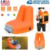 Inflatable Lounger Air Sofa Chair Couch w/ Portable Organizing Bag Waterproof Anti-Leaking for Backyard Lakeside Beach Traveling Camping Picnics