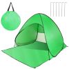 Pop Up Beach Tent Sun Shade Shelter Anti-UV Automatic Waterproof Tent Canopy for 2/3 Man w/ Net Window Storage Bag for Outdoor Beach Camping Fishing P