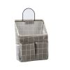 1pc Hanging Storage Bag, Wall Hanging Organiser Basket With Bathroom Pocket, Bedroom, Kitchen, Dormitory Dormitory, Essentials