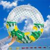 Adult's Cartoon Print Swimming Ring; Thickened Sequin Swimming Floats For Pool Beach Sea Summer