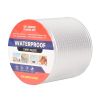 Waterproof Tape for Leaks Aluminum Butyl Tape with Adhesive for RV Repair, Glass Repairs, Air Mattress Patch, Window Caulking, Boat Sealing