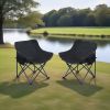 2PCS Outdoor Camping Chairs Folding/Portable, Carry Bag